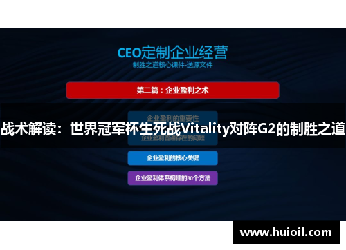 战术解读：世界冠军杯生死战Vitality对阵G2的制胜之道